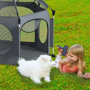 Prodigio UF002 6 lati box portatile e pieghevole con noi o certificati Standard europei pop up playhouse pop up Playpen - Product Image 5