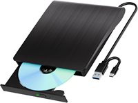 Harici Blu Ray Sürücü USB 3.0 ve Type C CD DVD Blu Ray Okuyucu Oynatıcı Windows Linux, Mac OS ile Uyumlu