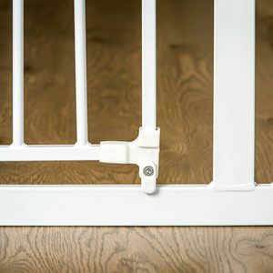 Barrière en métal pliante <span class=keywords><strong>pour</strong></span> <span class=keywords><strong>chien</strong></span>, grande et longue, sans perçage <span class=keywords><strong>pour</strong></span> la maison. - Product Image 5