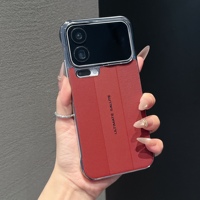 Étui en cuir laminé sans bordure kaou pour Xiaomi 17 Pro Max - Ultra-fin 0,3 mm, antichoc et compatible avec l'écran arrière