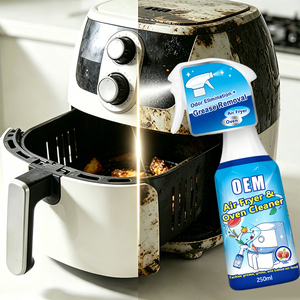 Spray detergente <span class=keywords><strong>per</strong></span> la pulizia della cucina, rimuove pieghe e sporco da griglie e piani cottura, ideale <span class=keywords><strong>per</strong></span> friggitrici ad aria. - Product Image 1
