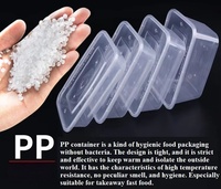Boîte à lunch jetable personnalisable pour emporter, préparation de repas jetable, récipient alimentaire en plastique PP avec couvercle anti-fuite, micro-ondes
