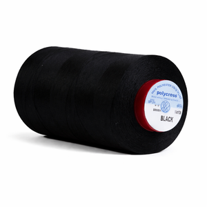 Fil à coudre POLYCROSS Core 120NO en polyester, 5000m, 100% polyester, fil à coudre fin à âme en polyester, pour vêtements, fourniture pour usine textile - Product Image 1