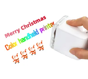 Mbrush mini print single pass digital handheld full color inkjet gun printer