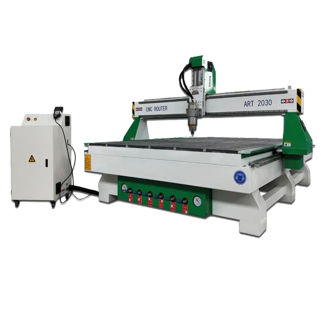 Factory Direct Supply Large Working Table With Powerful Spindle 2030 3D Wood Cnc Router Machine With Best Price