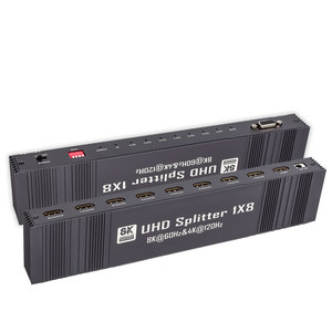 SYONG Répartiteur <span class=keywords><strong>HDMI</strong></span> Ultra-HD 1 entrée 8 sorties avec EDID, Répartiteur HDMI2.1 8K60Hz HDCP2.3 1x8 pour projecteur, moniteur, HDTV, lecteur DVD - Product Image 2