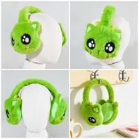Cache-oreilles personnalisables en peluche Alien tendance et mignons, chauds et duveteux pour l'hiver, pour adolescents