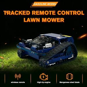 Mini <span class=keywords><strong>tondeuse</strong></span> à gazon télécommandée à essence avec démarrage automatique et <span class=keywords><strong>lame</strong></span> relevable pour la coupe de l'herbe - Product Image 4