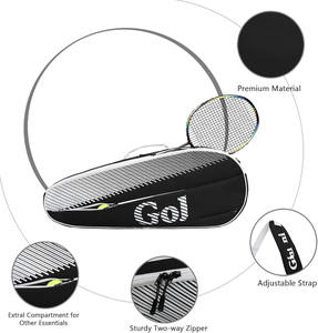 Échantillon gratuit Sacs fourre-tout en toile personnalisés Grande capacité Portable Sac de sport pour raquette de paddle Sac de sport de plein air Sac de tennis Sac de pickleball pour hommes - Product Image 5