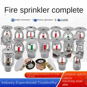 Tête d'incendie anti-incendie en laiton DN15 1/2 pouce avec bulbe en verre rouge pour incendies de classe A et B, durable pour usage intérieur - Product Image 4