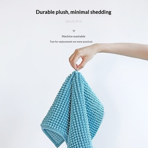 Thermi Kurzhaarige Kaschmir-Fußmatte für Eingangsbereich, Küche & Bad, Weicher Dicker Rutschfester Wasserabsorbierender Teppich - Product Image 6