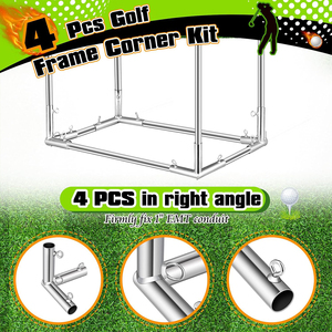 Accessoires <span class=keywords><strong>pour</strong></span> auvent à <span class=keywords><strong>angle</strong></span> plat à 3 voies, supports de connexion <span class=keywords><strong>d</strong></span>'<span class=keywords><strong>angle</strong></span> <span class=keywords><strong>pour</strong></span> cage de golf <span class=keywords><strong>pour</strong></span> <span class=keywords><strong>pergola</strong></span> - Product Image 3