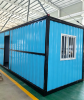 Maison préfabriquée modulaire de luxe en conteneur, démontable, en acier, de différentes couleurs, 20 pieds, 40 pieds