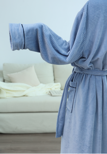 Accappatoio Lungo da Donna Taglie Forti, Invernale, Termico, Traspirante, Morbido, Casual, Semplice, in Pile, Tinta Unita - Product Image 5