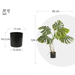 120cm Artificielle Monstera Deliciosa Plante Tortue Feuilles Faux Fromage <span class=keywords><strong>Suisse</strong></span> Plante <span class=keywords><strong>Plantes</strong></span> <span class=keywords><strong>D</strong></span>'<span class=keywords><strong>intérieur</strong></span> en Pot pour La <span class=keywords><strong>D</strong></span>écoration Intérieure - Product Image 6