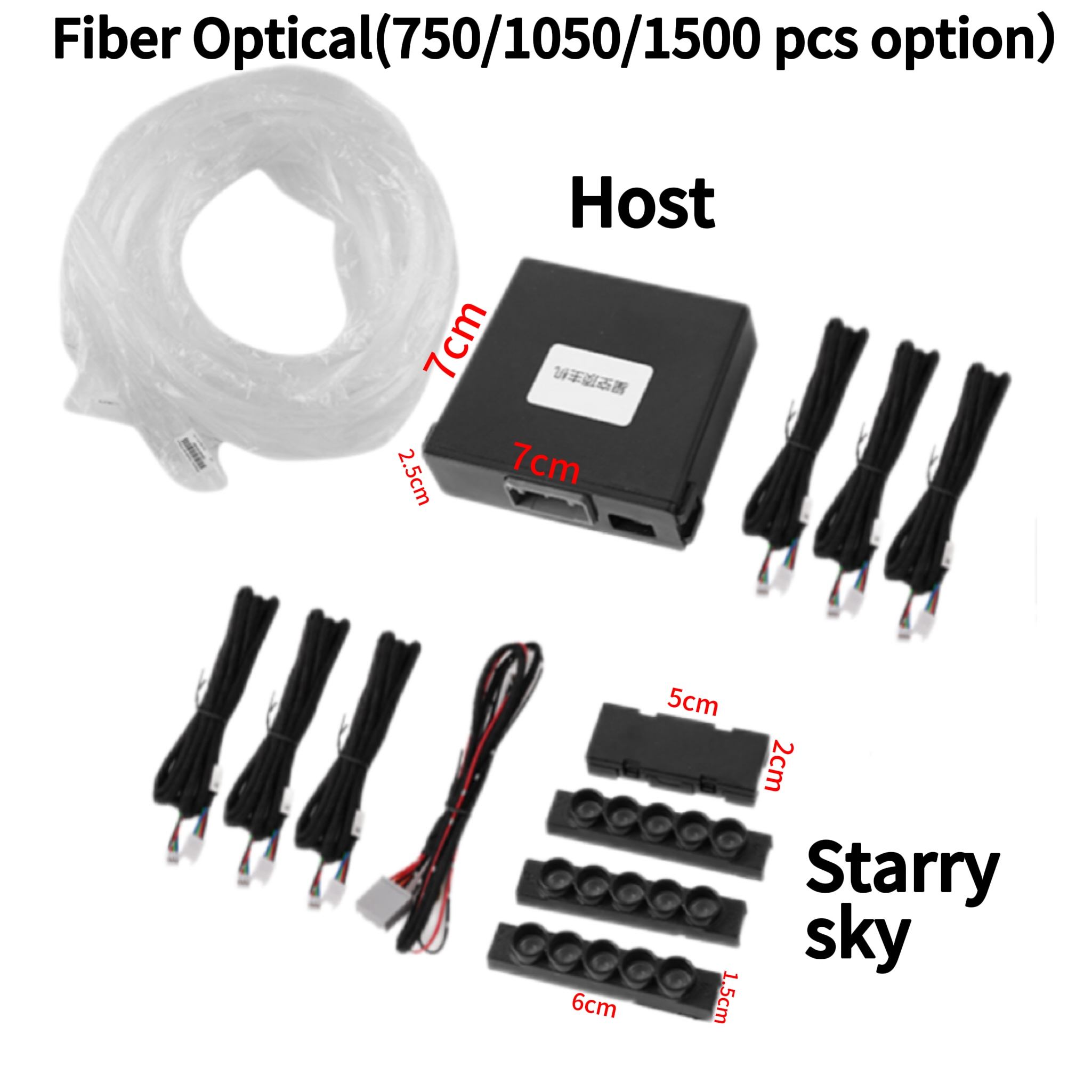 Ciel 750 pcs étoilé