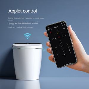 Inodoro Japonés <span class=keywords><strong>de</strong></span> Diseño Nuevo con Secado por Aire Caliente, Bidé Automático Inteligente, Inodoro <span class=keywords><strong>de</strong></span> Una Pieza con Control Remoto - Product Image 2