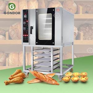 เตาอบไฟฟ้าสำหรับอบขนมปังแบบหมุนเวียนสำหรับอุตสาหกรรม5 10ถาด - Product Image 1