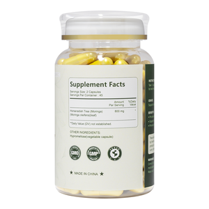 ImmuneBoost 90-Cápsula Suplemento antioxidante para la salud Extracto de hoja de Moringa para el apoyo diario y el bienestar natural equilibrado - Product Image 3