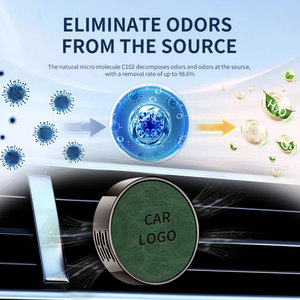 Grosir kustomisasi Dekorasi mewah logam campuran dapat disesuaikan penyebar wangi klip ventilasi isi ulang parfum penyegar udara mobil - Product Image 3