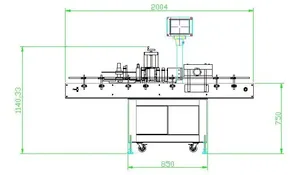YS510ラウンドボトルラップラベラー自己粘着ジャーバケット方向オイルステッカージュースプラスチックラベリングマシン - Product Image 5