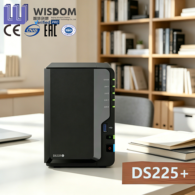 Brand New Synology DS225+ 2-Bay Diskless USB Interface NAS 2U Rack Size DiskStation for Networking Storage in Stock