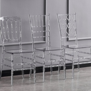 Sillas de Cristal Estilo Bambú para Salones de Banquetes de Hoteles, Sillas de Cristal Comerciales para Auditorios - Product Image 2