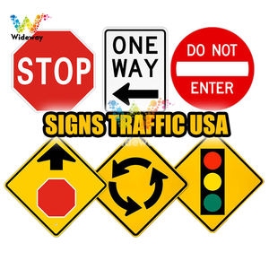 علامات حركة عاكسة لوقوف السيارات من الألومنيوم OEM مخصصة احترافية حد السرعة - Product Image 2