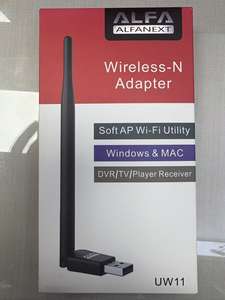Adaptador WiFi Externo Inalámbrico <span class=keywords><strong>ALFA</strong></span> de Alta Calidad, <span class=keywords><strong>USB</strong></span> 2.0, 2.4GHz, 300Mbps, CE, Tarjeta de Red LAN, Controlador WiFi Realtek, para Uso en Servidores - Product Image 4