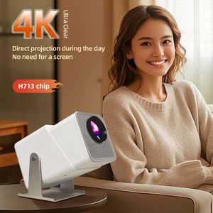 เครื่องฉายอัจฉริยะแบบพกพาแอนดรอยด์11 <span class=keywords><strong>HT21</strong></span>ความละเอียดสูงคุณสมบัติ3D 720P พร้อมโคมไฟ LED ไร้สายข้ามพรมแดน - Product Image 3
