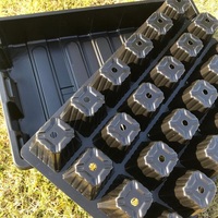 Kit de démarrage de semis à 24 cellules, plateau de pépinière hydroponique avec couvercle, boîte de germination pour semis de plantes de jardin