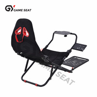 Cockpit de simulateur de course en acier pour intérieur GY018-2, OEM ODM, avec siège