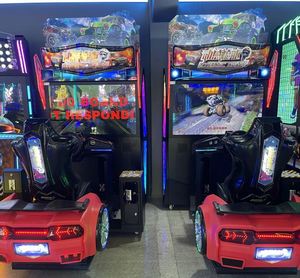 Máquina de Juego Arcade de Carreras Personalizable Artbel English, Simulador de Metal, Consola de Competición, Máquina de Entretenimiento que Funciona con Monedas - Product Image 2