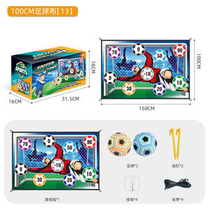 Portería de entrenamiento de fútbol para niños personalizada con zonas de puntuación, pelota y accesorios, juego de fútbol de Interior para regalos de cumpleaños - Product Image 5