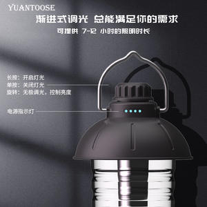 Trípode de luz portátil multifuncional personalizado R11 para camping al aire libre con estaca para suelo para una soporte estable - Product Image 3