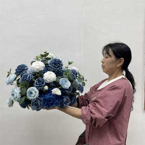 Bola de Flores de Hortensia Personalizada de Fábrica, Bola de Flores Artificiales de Hortensia con Tacto Real - Product Image 1