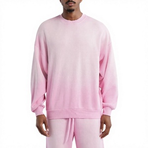 Sudaderas de Alta Calidad para Hombre, Fabricadas con Logotipo Personalizado OEM, Sudadera Holgada Lisa de Color Sólido Multicolor, Gruesa de 480 GSM, 100% Algodón - Product Image 3