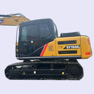 Machines d'excavation d'occasion certifiées CE Marque SANY SY155C Machines de construction d'excavatrices d'occasion en provenance de Chine - Product Image 1