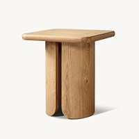 Table basse ronde en bois de chêne de luxe de conception unique et moderne de haute qualité pour le salon, meubles de maison