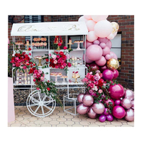Carrito de dulces de boda blanco, carrito moderno, oferta, para eventos
