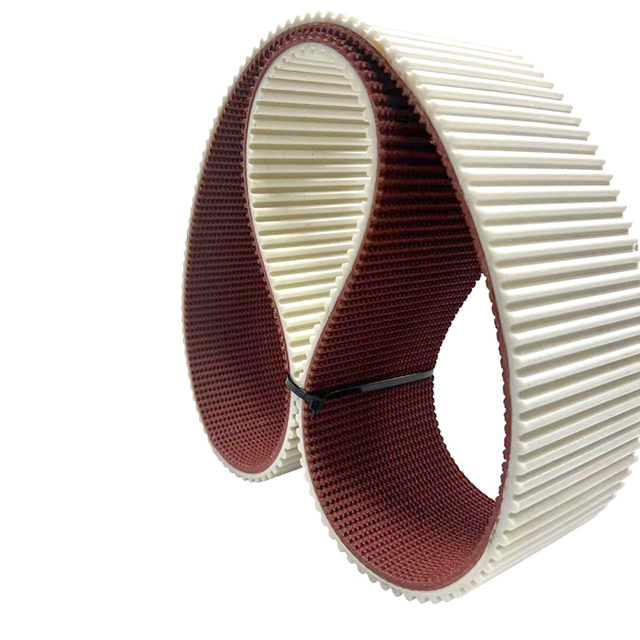 Polyurethane Timing Belt with Red Rubber Coating Drive Turntable Belts Synchronous Belt