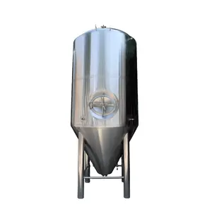 Tanque de refrigeración cónico de acero inoxidable, 40BBL, para cervecería, fermentador de cerveza