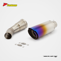 Système d'échappement de moto Forsound Factory à prix de gros, silencieux en acier inoxydable Zontes703RR style MotoGP, tuyau de pot d'échappement court en forme de couronne