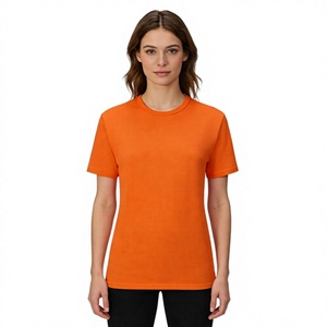 เสื้อยืดผู้หญิงแบบเรียบ ผ้าฝ้ายนุ่ม เสื้อยืดเปล่า รับผลิตแบบ OEM ODM ขายส่ง เสื้อยืดผู้หญิงแบบพื้นฐาน ขายส่ง - Product Image 1