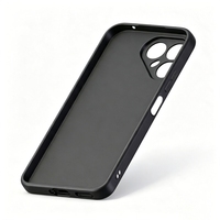 Étui de téléphone Tecno Camon Slim noir mat en TPU givré léger, personnalisé, protection complète de l'appareil photo, antichoc pour Tecno POVA 8