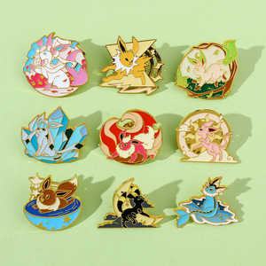 Spilla in Lega Pokémon Cartoon Carina Placcata Oro con Incisione per <span class=keywords><strong>Accessori</strong></span> Borsa e Decorazioni Anniversario - Product Image 5