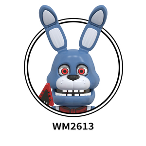 WM6170 <span class=keywords><strong>FNAF</strong></span> Five Nights at Freddy's Chica Mike Abby Spring Bonnie Golden Freddy Foxy Mini Blocs de Construction Éducatifs pour Enfants - Product Image 3