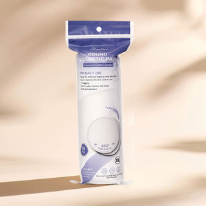 Almohadillas de Algodón Desechables Suaves, 80 Piezas, Algodón No Tejido para Desmaquillar, 70 mm, Almohadillas Faciales Redondas de Algodón Cosmético para Viajes, SY462 - Product Image 1