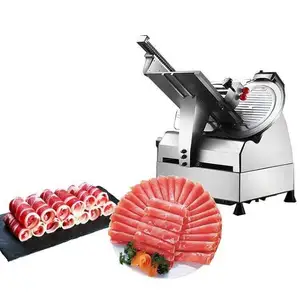 Rebanadora de carne semiautomática comercial de gran venta, rebanadora de carne Berkel con garantía de calidad