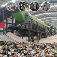 Lini Pengolahan Pra-Pengolahan Sampah Lengkap Mesin Pabrik Daur Ulang Pemilahan Sampah Kota